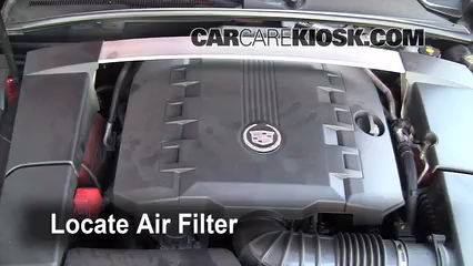 2010 Cadillac CTS Premium 3.6L V6 Wagon Air Filter (Engine) Check